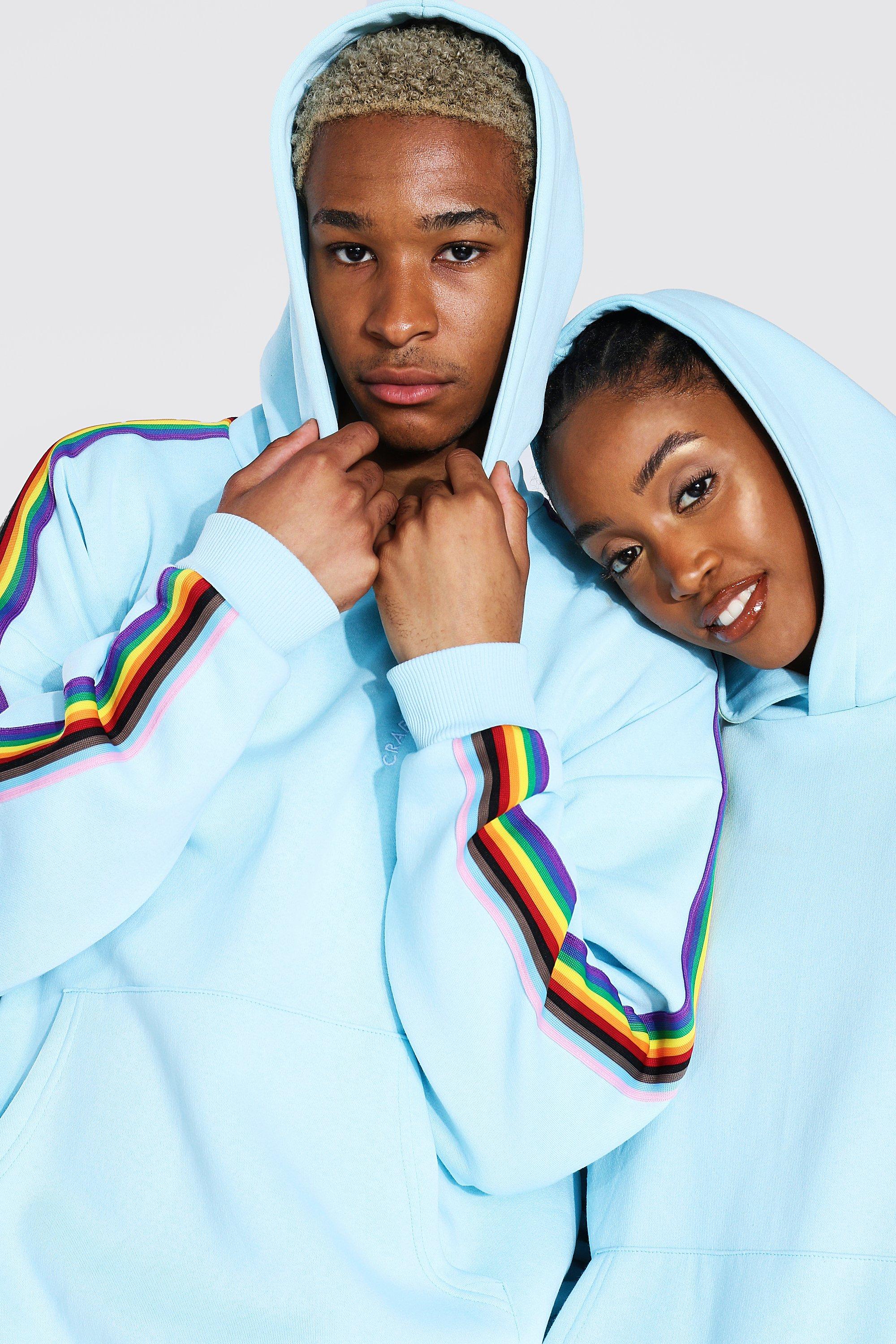 Boohoo 2024 rainbow tracksuit